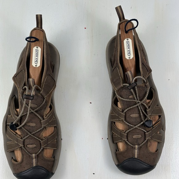 Keen Kanyon Sandals Men's 11.5 Brown Orange Waterproof Hiking Outdoors‎ Shoes - Picture 8 of 14